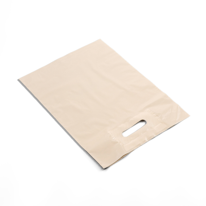 Пакет полиэтиленовый с вырубной усиленной ручкой, Пастельный 30 х 40 См, 50 мкм 10137869