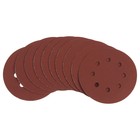 Круг абразивный шлифовальный под «липучку» ТУНДРА, перфорированный, 125 мм, Р800, 10 шт. - Фото 5