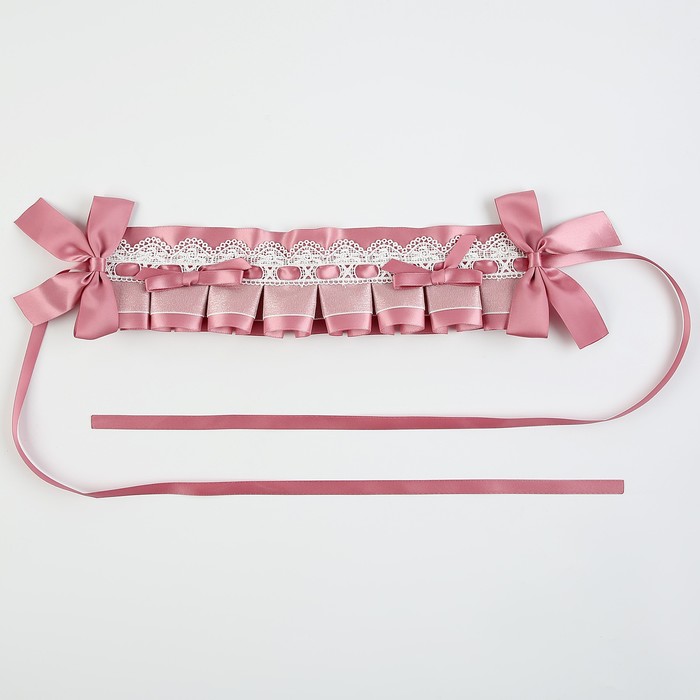 Карнавальная повязка «Лолита», цвет розовый - фото 1906499417