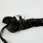 Карнавальная повязка «Лолита», цвет чёрный с белым кружевом - Фото 7