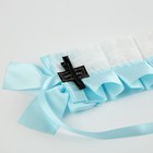 Карнавальная повязка «Лолита», цвет голубой с белым кружевом - Фото 6