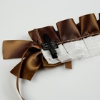 Карнавальная повязка «Лолита», цвет коричневый с белым кружевом - Фото 6