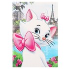 Блокнот А7, на скрепке, 16 листов, в клетку, Коты аристократы - Фото 4