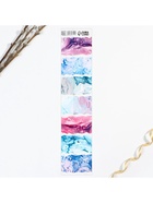 Термонаклейки на 7 яиц «Цветной мрамор» на пасху, 7.3×34.2 см - Фото 3