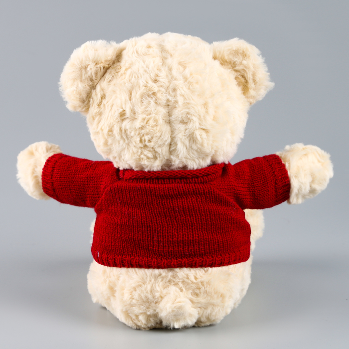 Мягкая игрушка «Мишка» в свитере, 32 см, цвет МИКС