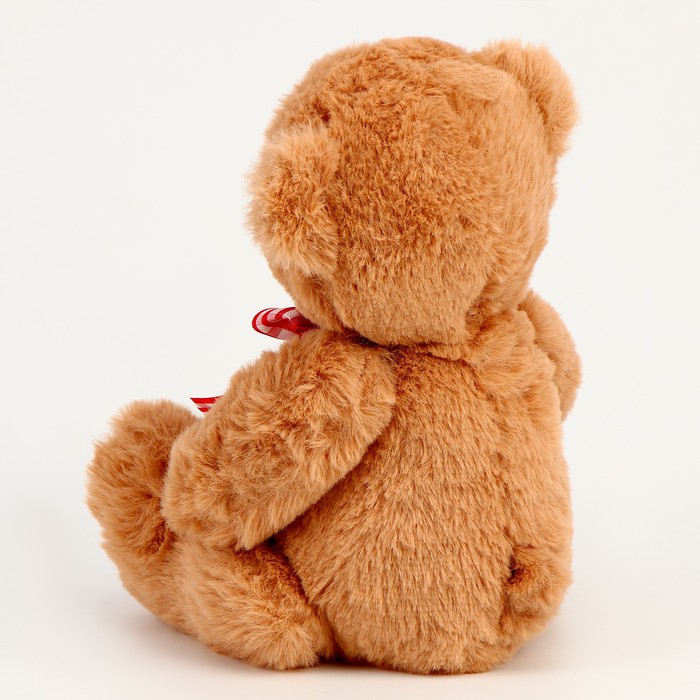 Мягкая игрушка "Медведь с бантиком", 20 см, цвет МИКС - фото 1926921846