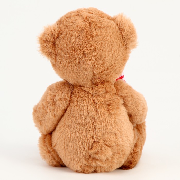 Мягкая игрушка "Медведь с бантиком", 20 см, цвет МИКС - фото 1926921847