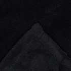 Плед с рукавами «Этель», 150×200 см, корал-флис, чёрный - Фото 4