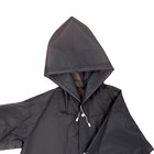 Дождевик детский со светоотражающими наклейками, рост 120-160 см - Фото 3