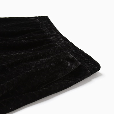Шорты женские KAFTAN «Бархат», размер 42, чёрные