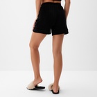 Шорты женские KAFTAN «Бархат», размер 50, чёрные - фото 26383339