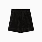 Шорты женские KAFTAN «Бархат», размер 50, чёрные - фото 24590218