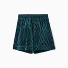 Шорты женские KAFTAN «Бархат», размер 44, зелёные - фото 24590227