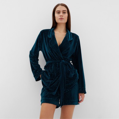Жакет женский KAFTAN «Бархат», размер 44, зелёный