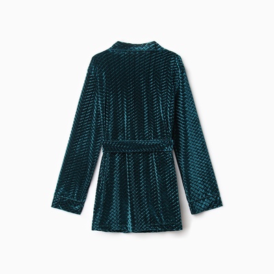 Жакет женский KAFTAN «Бархат», размер 44, зелёный