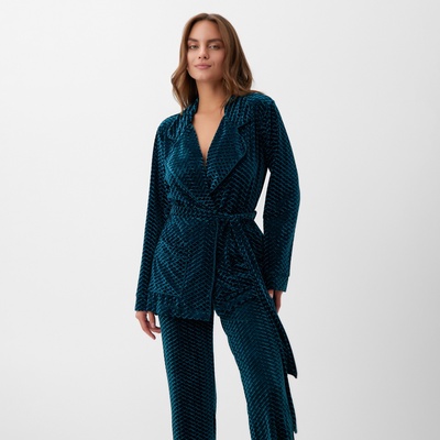 Жакет женский KAFTAN «Бархат», размер 44, зелёный