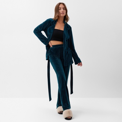 Жакет женский KAFTAN «Бархат», размер 44, зелёный