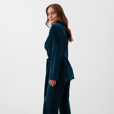 Жакет женский KAFTAN «Бархат», размер 44, зелёный