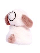 Детский брелок «Собачка с сердечком», мягкий, 13 см, цвет белый - фото 44143334