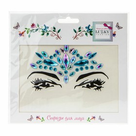 Стразы для лица Lukky Fashion, Снежная королева, 16,5 × 15,5 в Донецке
