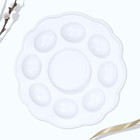 Пасхальная подставка на 8 яиц и кулич «Счастья в доме!» на пасху, 24×25 см - Фото 6