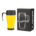 Термокружка Мастер К, «Визави», 400 мл, 12.5×17 см, жёлтая - Фото 5