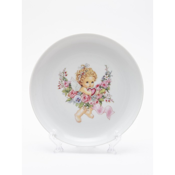 Тарелка десертная Cmielow Rococo «Ангелочек», d=18 см - Фото 1