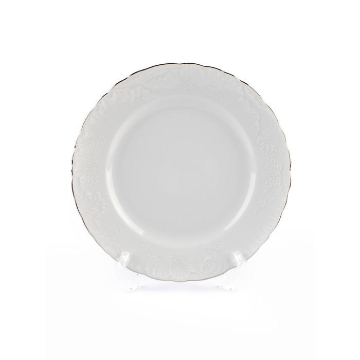 Тарелка десертная Cmielow Rococo «Узор платина», d=17 см - Фото 1