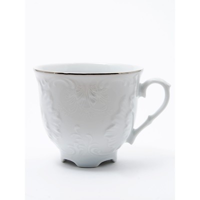 Чашка чайная Cmielow Rococo «Узор платина», 250 мл