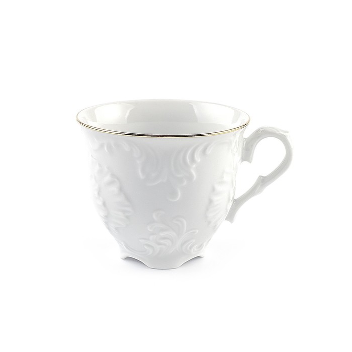 Чашка кофейная Cmielow Rococo «Золотая отводка», 100 мл - фото 1909411199