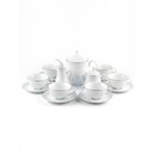 Чайный сервиз Cmielow Rococo «Отводка платина», 15 предметов - фото 301685391