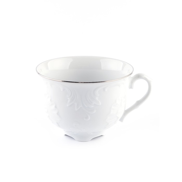 Чашка чайная Cmielow Rococo «Отводка платина», 330 мл - Фото 1