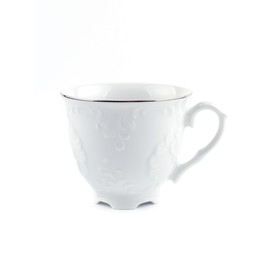 Чашка кофейная Cmielow Rococo «Отводка платина», 170 мл