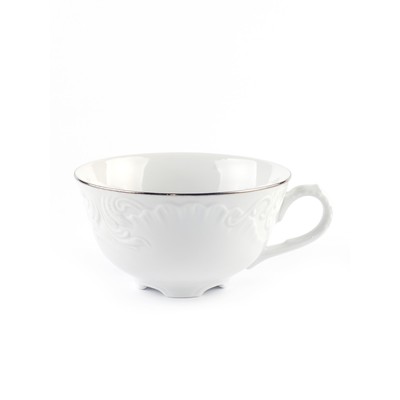 Чашка чайная Cmielow Rococo «Отводка платина», 220 мл