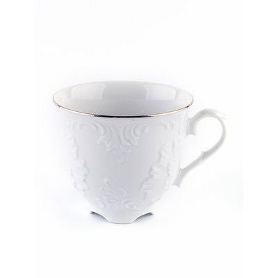 Чашка чайная Cmielow Rococo «Отводка платина», 250 мл