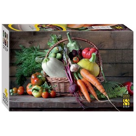 Пазл «Натюрморт с овощами», 1000 деталей