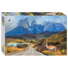 Мозаика «Национальный парк в Чили», 1500 элементов
