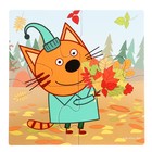 Мозаика «Три кота. Времена года. Двусторонние пазлы» (IQ step) АО "СТС", 16 элементов - фото 24354389