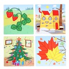 Мозаика «Три кота. Времена года. Двусторонние пазлы» (IQ step) АО "СТС", 16 элементов - фото 24354391