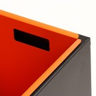 Садово-парковая урна "Жар-птица" 44 л, 30 х 30 х 70 см, корпус 2 мм, бак 0,5 мм - фото 23319920