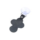 Подвеска в машину в виде креста, черный, кожа - фото 24344409