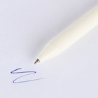 Ручка прикол шариковая синяя паста пластик с резиновым доп.элементом «Исполняю желания» - Фото 3