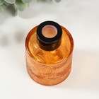 Диффузор для эфирных масел с крышкой «Цветочный», прозрачный оранжевый, 100 мл, 6×6×8 см 9769429 - фото 16268676
