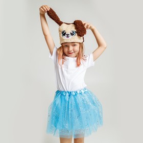 Шапка карнавальная «Весёлые зверята. Новогодняя собачка», р. 52–54