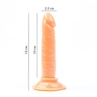 Фаллоимитатор реалистичный на присоске, анальный, гелевый, 12×2.5 см, телесный - Фото 2