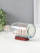 Корабль в бутылке «Роза ветров», фигурка, 18×10×8 см, белый - Фото 7