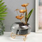 Фонтан настольный «Стрекоза в цветах», от сети, 21×21×34 см - Фото 3