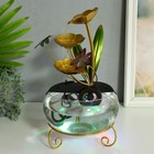 Фонтан настольный «Стрекоза в цветах», от сети, 21×21×34 см - Фото 6