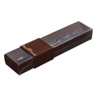 Ручка шариковая поворотная, 0.7 мм, BrunoVisconti PALERMO, стержень синий, металлический корпус Soft Touch коричневый, в футляре - фото 23416773