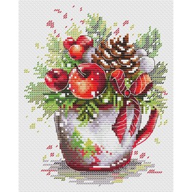 Набор для вышивания «Новогодняя композиция» 18 × 14 см